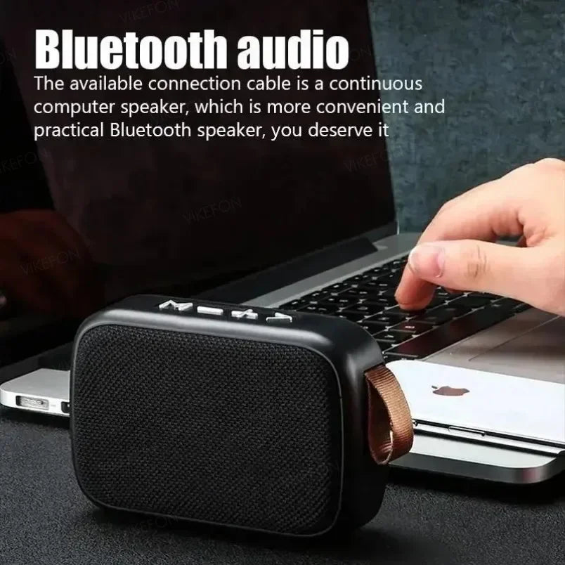 Mini Fabric Speaker Portable Wireless Soundbar Bluetooth 5.0 Outdoor Indoor Sport HIFI Loudspeaker J Support TF Card FM L Radio