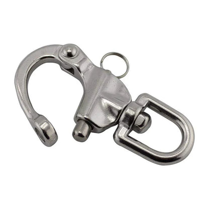 Swivel Eye Snap Shackle Quick Release Bail Rigging Sailing Boat Marine 316 Stainless Steel Clip
