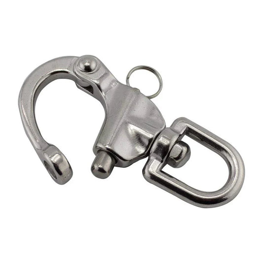 Swivel Eye Snap Shackle Quick Release Bail Rigging Sailing Boat Marine 316 Stainless Steel Clip