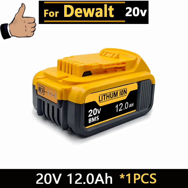 New High-power For DEWALT 20v/60V battery DCB200 DCB205 DCB206  * power tool 18V battery 3AH 8AH 12AH 18AH batteries  DCD805
