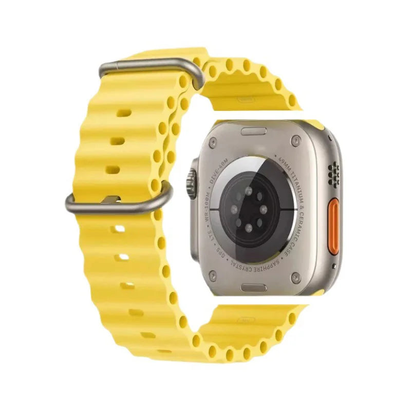 Silicone Band For Apple Watch strap 44mm 45mm 40mm 41mm 42-38mm 45 mm sport bracelet iwatch series 8 7 6 5 4 3 SE 9 Ultra 2 49mm