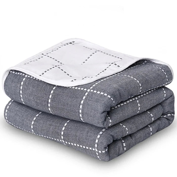Chiffon towel, 6-layer cotton duvet, adult and children, double bed, air conditioner, fine duvet, extra large bedding