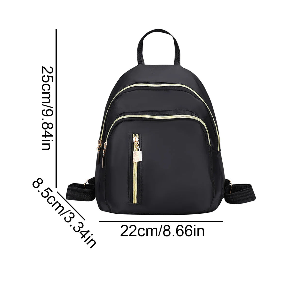 Women's Fashion Casual Backpack, Small Lightweight Daily Travel Bag for College, Commute, Outdoor, Cute Everyday Shoulder Bag