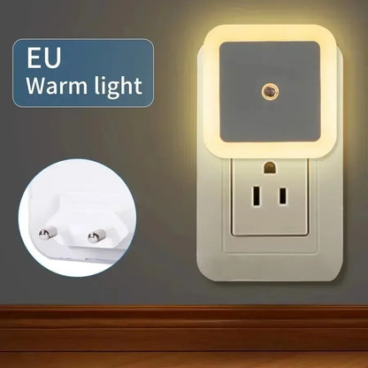 1/6PCS Wireless LED Night Light Sensor Light EU/UK Night lights Larger Aperture For Children Room Bedroom Decoration Lighting