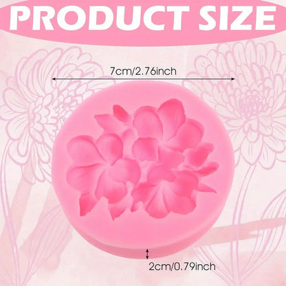 1-Cavity Rose Flower Mold - Non-Stick Silicone Mold for Candles, Soap, Plaster, and Aromatherapy - Easy to Demold, Reusable Floral Mold, Suitable for DIY Home Decor, Weddings, Parties - Suitable for Beginners and Professional
