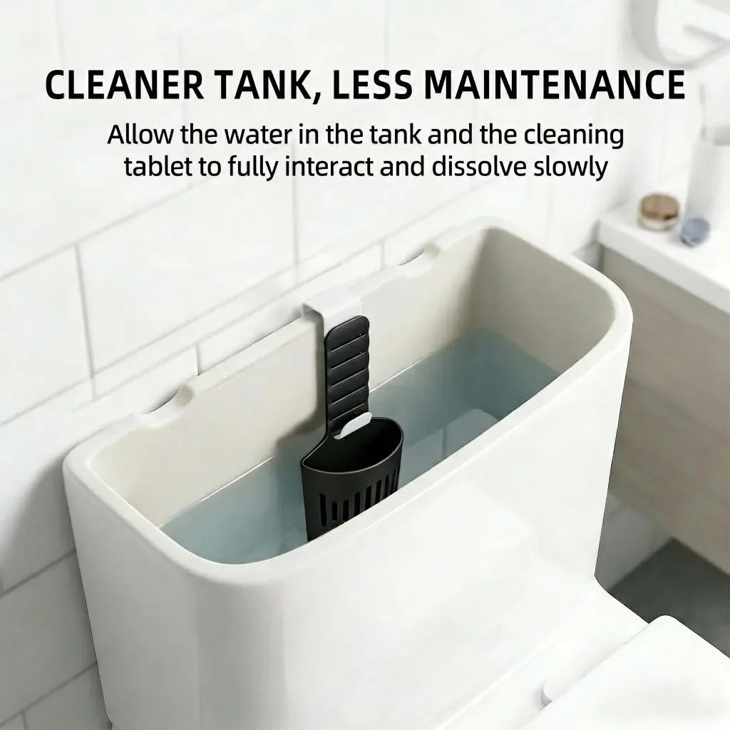 Silicone Toilet Tank Tablet Holder Versatile Toilet Bowl Hanging Cleaner and Deodorizer Hanger