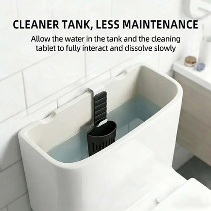 Silicone Toilet Tank Tablet Holder Versatile Toilet Bowl Hanging Cleaner and Deodorizer Hanger