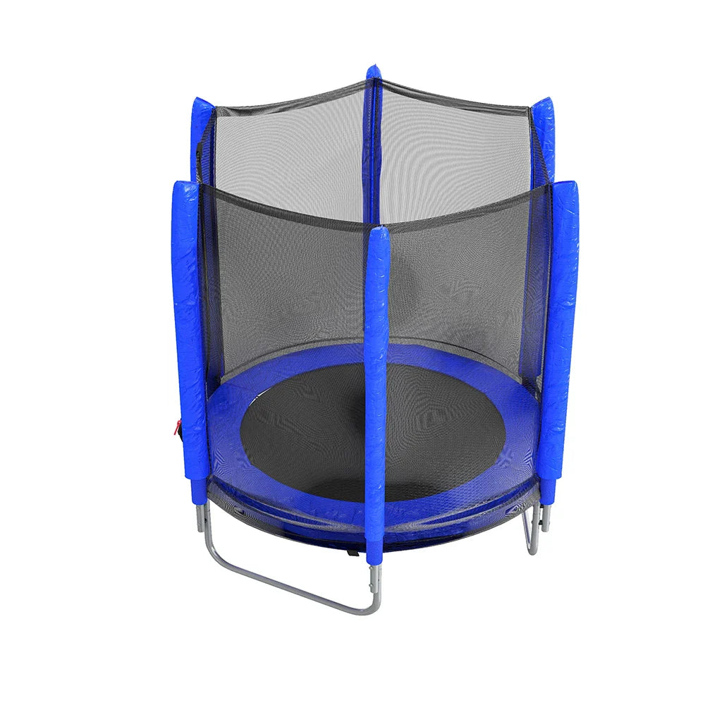 5ft Kids Trampoline with Enclosure Safety Net for Outdoor Playground,Blue