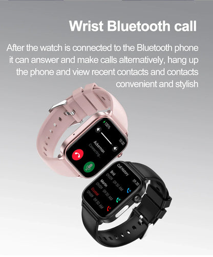2025 New AI Diagnosis Blood Lipids Uric Acid Body composition Test Smart Watch For Men ECG+PPG Bluetooth Call Health Smartwatch