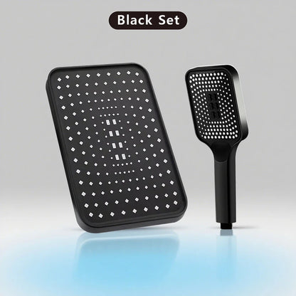 Large Flow High Pressure Shower Head Spray Bathroom Rain Shower Silicone Water-saving Nozzle Pressurization Handheld Accessories