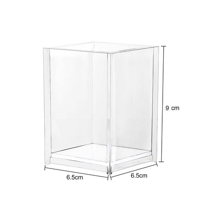 Transparent lipstick Cosmetic Makeup Acrylic Makeup Brush Tool Storage Box Case Make-up Brush Holder Table Organizer Makeup Tool