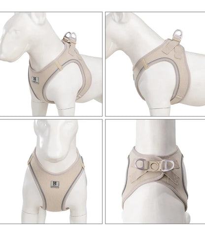 Dog Harness Leash Set for Small Medium Dog Adjustable Reflective Puppy Cat Harness pet Vest Chihuahua Dachshund Outdoor Walking