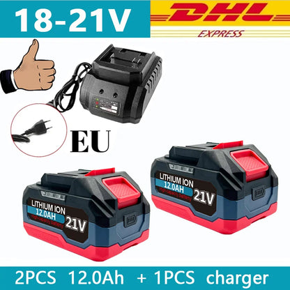 18V 21V 6.0 9.0 12.0Ah Rechargeable Lithium Battery For Makita 18v Power Tools Cordless Wrench Saw Drill Grinder Screwdriver .