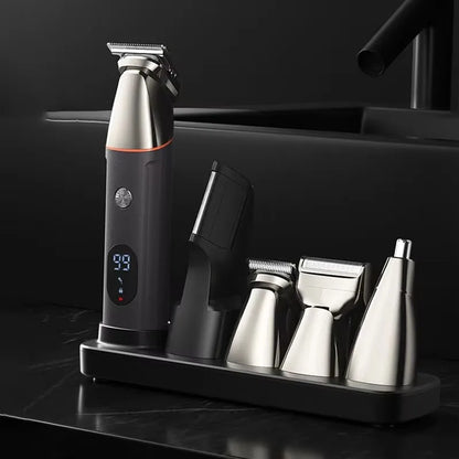Mijia 5 in 1 Hair Trimmer Machine LCD Display Clippers Barber Professional Hair Cutting Machines Men's Electric Shaver