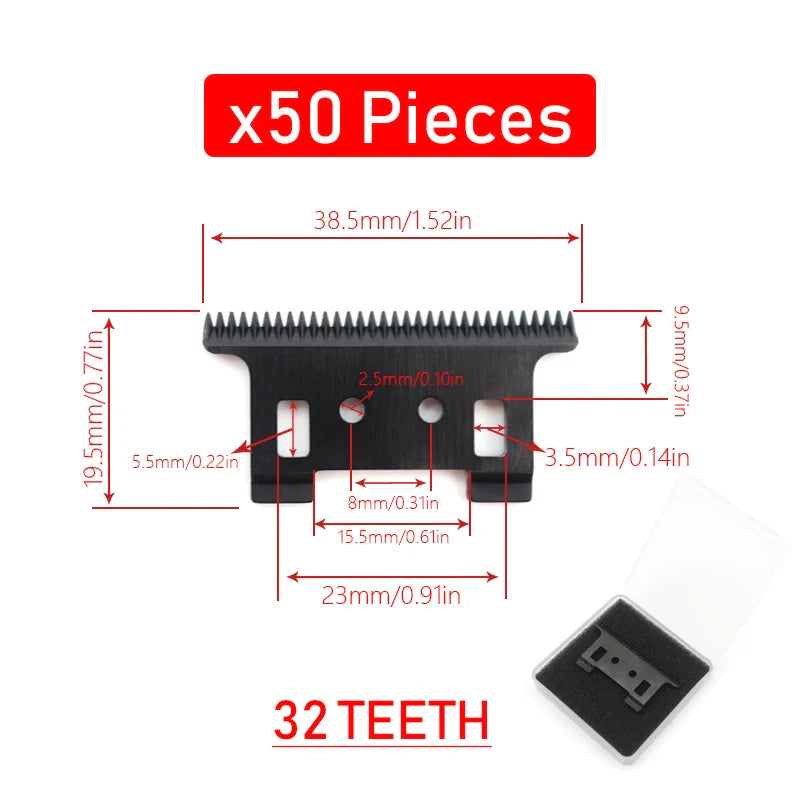 Original Replacement Blade for Kemei KM-2299 Clipper Professional Hair Trimmer Cutting Knife Head Parts Accessories