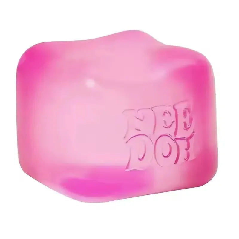 NEW Trending Nee Doh Jellyfish & Cube Squish Toy - Soft Jelly Squeeze Stress Relief Fidget, Sensory NeeDoh for Kids & Adults @！