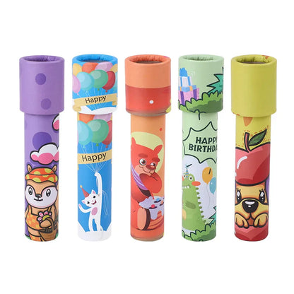 5/10pcs Rotating Kaleidoscope Science Toys for Kids Birthday Party Favors Goodie Pinata Fillers Classroom Rewards Baby Shower