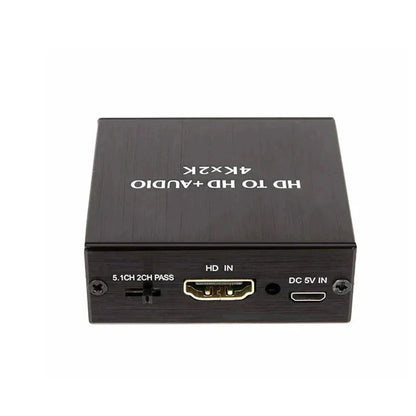 4K x 2K Video Audio Extractor HDTV to 3.5MM Audio Converter SPDIF Optical TOSLINK Stereo Out Splitter Adapter