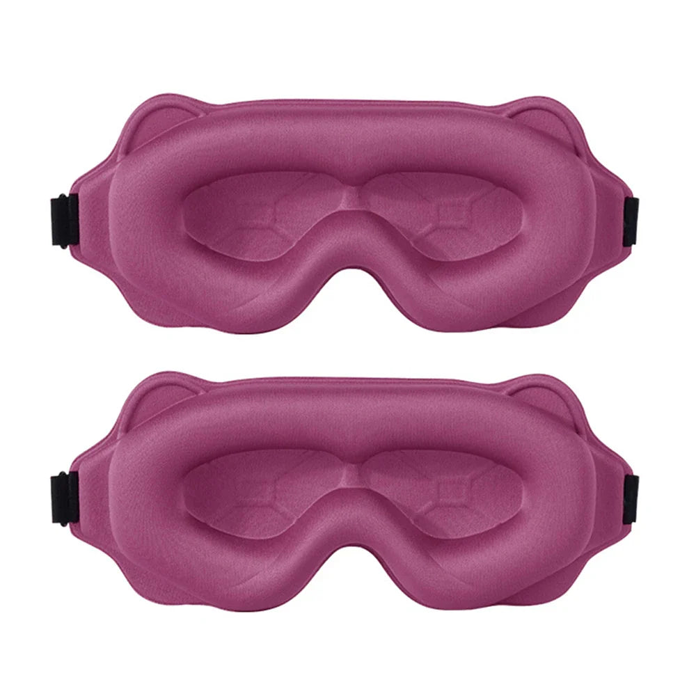 3D Sleeping Mask Block Out Light Sleep Mask For Eyes Soft Sleeping Aid Eye Mask for Travel Eyeshade Night Breathable Slaapmasker