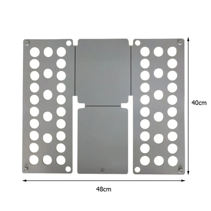 68cm/48cm Plastic Clothes Folding Board Durable Kids Laundry Folder Easy and Fast Shirt Folding Board Home Storage Tool for Kids