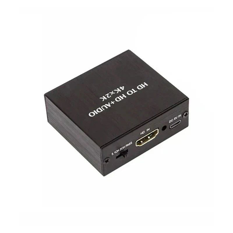 4K x 2K Video Audio Extractor HDTV to 3.5MM Audio Converter SPDIF Optical TOSLINK Stereo Out Splitter Adapter
