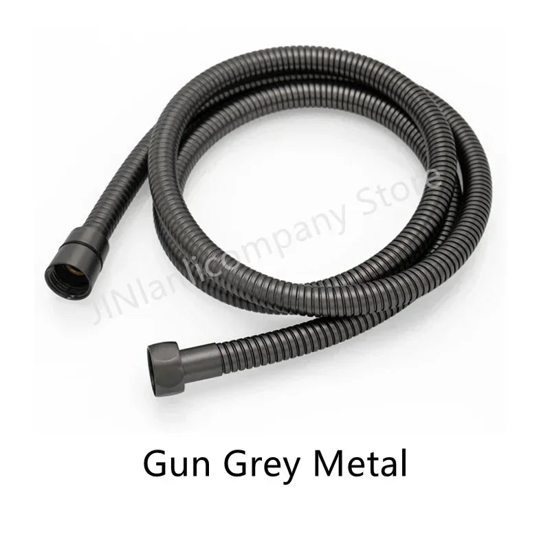 Shower Hose 1.5M Stainless Steel - Flexible Handheld Shower Head Pipe Explosion-Proof Bathroom