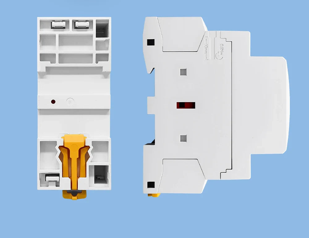 TOMZN TOCT1-63 2P 63A AC 110V/120V 220V/230V 50/60Hz Din Rail Household AC Modular Contactor 2NO/1NO1NC/2NC