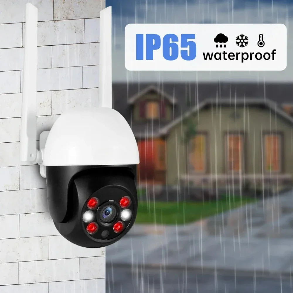 5MP TUYA PTZ WiFi IP Wireless Camera Outdoor Home Security Auto Tracking Monitoring Waterproof Video Surveillance Smart Life