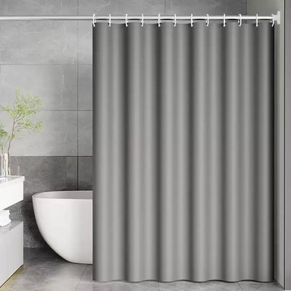 Premium PEVA Bath Curtain - Waterproof & Opaque Shower Liner with Metal Grommets, Silky Feel