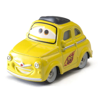 Cars Disney Pixar Cars Toy Lightning McQueen Jackson Storm Mater Sally Sheriff 1:55 Diecast Model Car Toy Children Birthday Gift