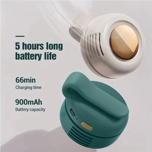 Whirlwind Leafless Mini Fan With Portable Button Design USB Charging Silent Portable Mini Fan For Home And Outdoor Travel
