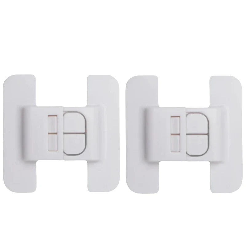 2/5Pcs Baby Safety Refrigerator Lock Cabinet Door Locker Buckle Home Kids Security Protection Anti-Open Water Dispenser Locks