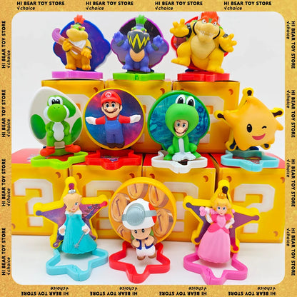 2026 Mcdonald'S Latest Style Happy Meal The Super Mario Bros Pendant Figure Yoshi Rosalina Statue Collection Model Doll Toy Gift