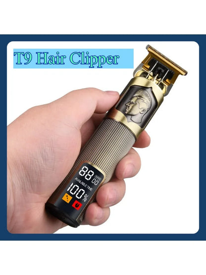 Vintage Hair Clipper USB Charging Hair Cutting Machine Electric Hair Trimmer Portable Shaver Professional Barber Boyfriend Gift