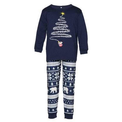 Christmas Look Pajamas Set Mom Dad Kids Dog Matching Pyjamas Cute Elf Print Sleepwear Soft Loose 2 Pieces Suit Xmas Wear Pijamas