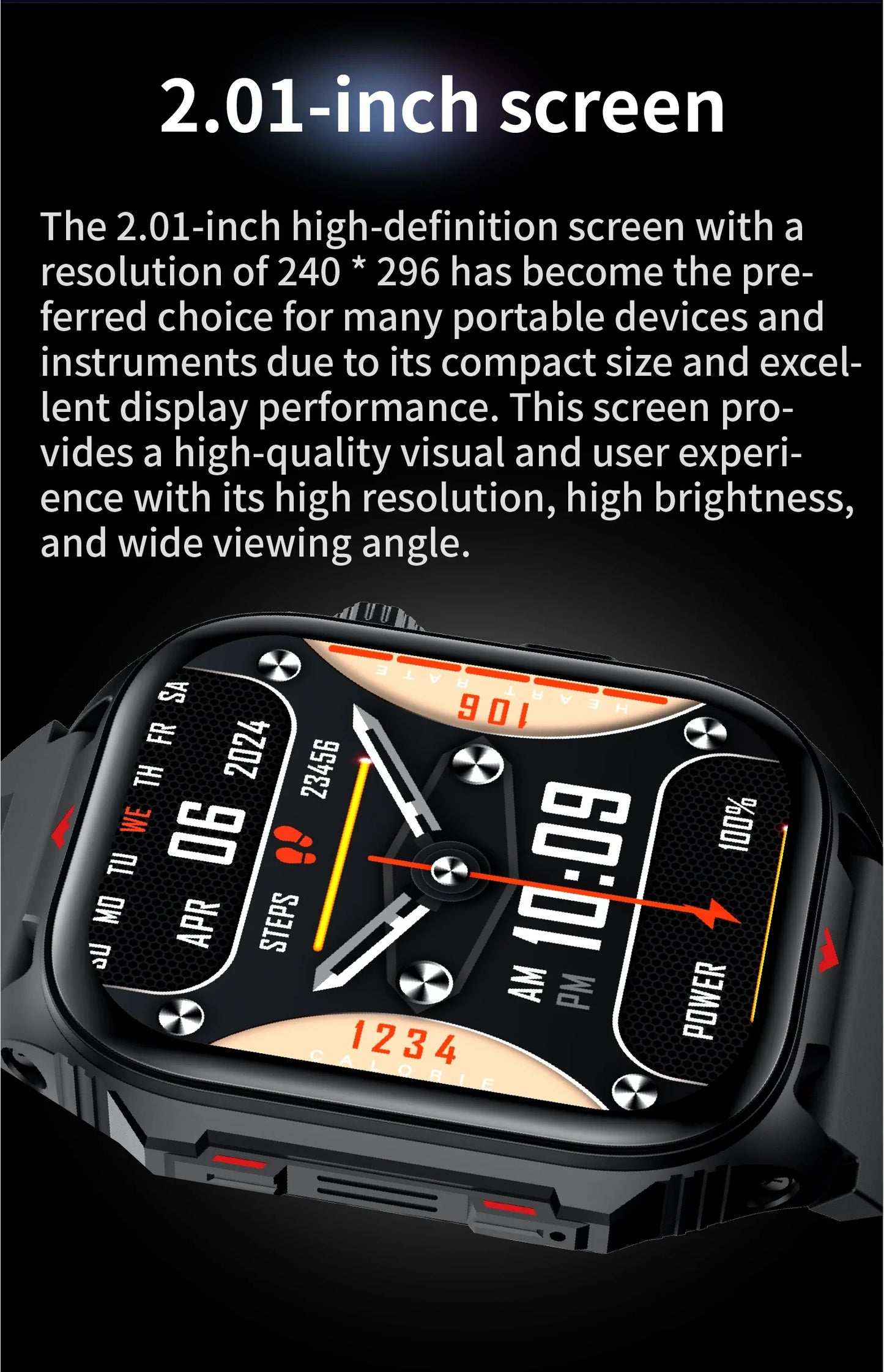Electronic Smart Watch BT Call Heart Rate Monitor Smartwatch Fitness Tracker Waterproof Sport Watches for Man Woman Android 2026