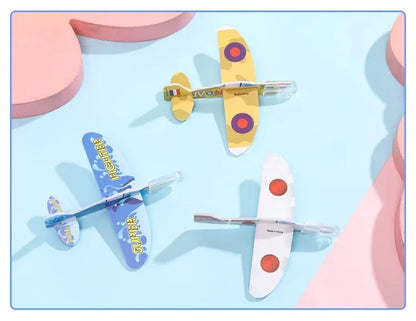 20-100 Pcs/Bag Gliders Planes Foam Assemble Airplane Toys Kids Birthday Gifts Party Favors Children School Prizes Goodie Fillers