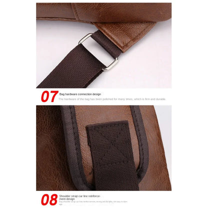 Spot Men's Chest Bag With Headphone Hole USB Shoulder