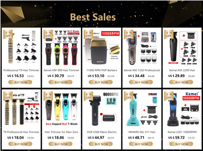 Apply to KEMEI KM-1990 Professional Hair Clipper Original USB Charger Charging Cable Power Cord Barber Accessories