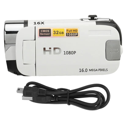 D90 1080P 16MP Digital Camera 2.4 Inch Rotatable Screen Camcorder 16X Zoom HD Video Recorder with Fill Light HD Video Camcorder