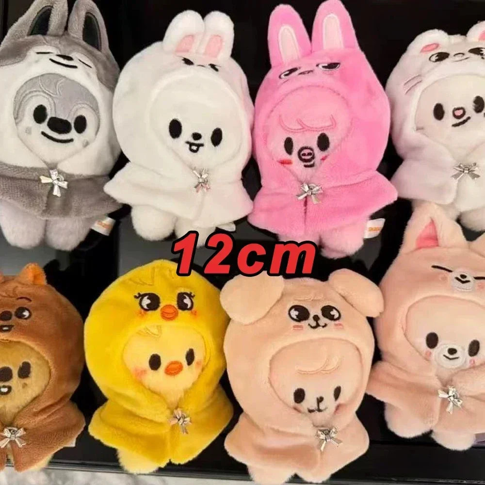 SKZOO Plush Keychain Plush Keychain Wolf Plush Toy Seoul FM Week Cloak Doll Magic School Kid Birthday Gift