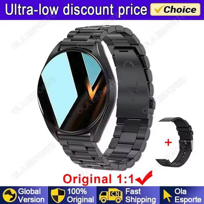 Smart Watch 1.32inch HD AMOLED Screen Bluetooth Call Health Monitor Smartwatch Men Women Fitness Sports Watches For Android IOS