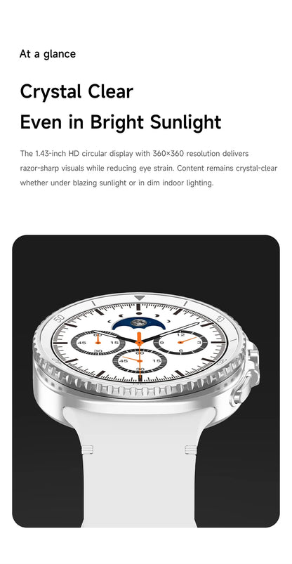 Weather Smart Watch Blue Tooth Call Watches Heart Rate Waterproof SmartWatch Voice Assistant NFC Sport Fitness Music Bracelet
