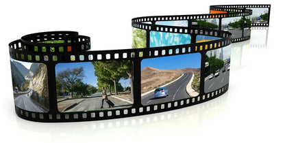 E-ACE 2.5K Mirror Camera For Car Touch Screen Video Recorder Rearview Mirror Dashcam 1440P GPS Wifi 24H Parking DVR Black Box