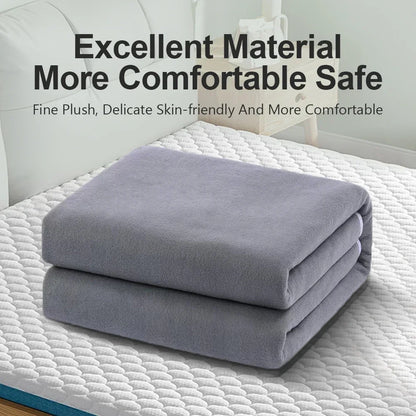 220V Electric Heating Blanket 70x150cm/120x150cm/150x180cm Thicker Heater Heated Blanket Winter Warm Thermostat Heated Pads