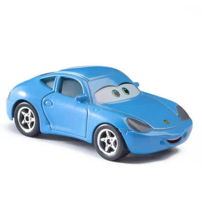 Cars Disney Pixar Cars Toy Lightning McQueen Jackson Storm Mater Sally Sheriff 1:55 Diecast Model Car Toy Children Birthday Gift