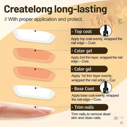 TARTU 12pcs 8ml Cat Eye Gel Nail Polish Set,  Nude Pink Red brown Glitter Gel Polish Kit, Soak Off Uv/Led, Nail Art DIY At Home