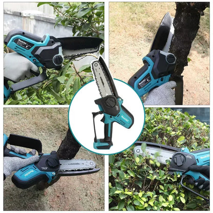 Makita  Woodworking with Small Handheld 18V Cordless Chainsaw for Electric 6-inch Logging Sawzall Mini Portable Chainsaw