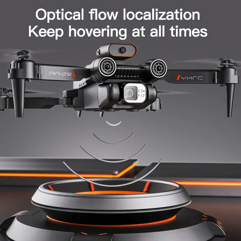8K Dual Camera Obstacle Avoidance Drone Aerial Photography Laser Obstacle Avoidance Option Flow Helicopter Gift Toy Kid RC Drone