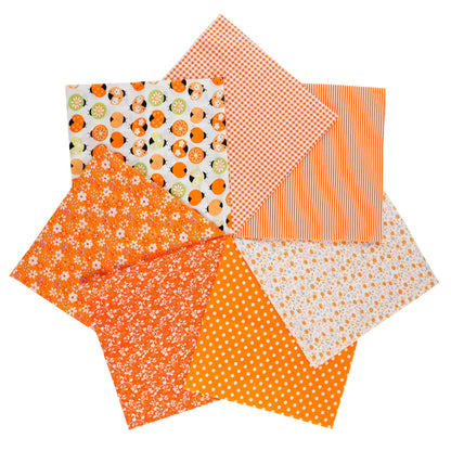 7PCS 25 x 25cm/50 x 50cm Squares Cotton Craft Fabric Cloths for DIY Bundle Patchwork Quilting Sewing Scrapbooking Artcraft